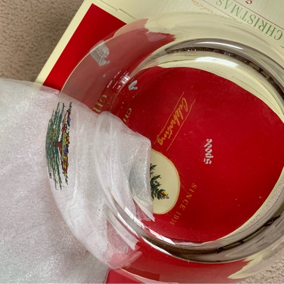 Spode Christmas Tree glass bowl-with box - Picture 4 of 6